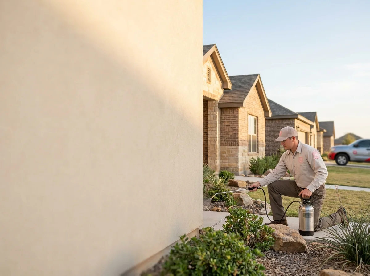Pest technician wall treatment Abilene